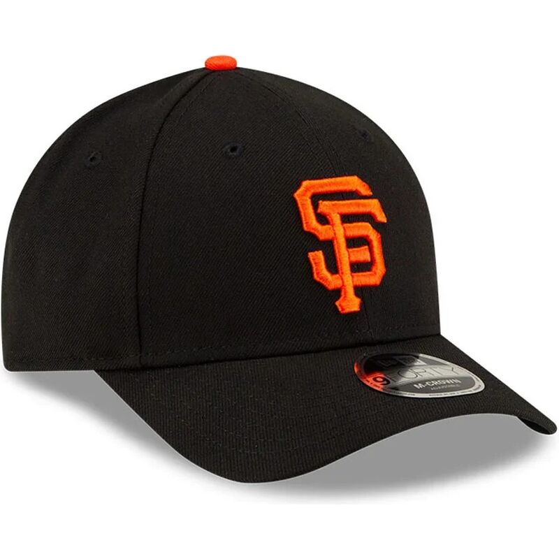 new-era-curved-brim-orange-logo-9forty-m-crown-player-replica-san-francisco-giants-mlb-black-snapback-cap