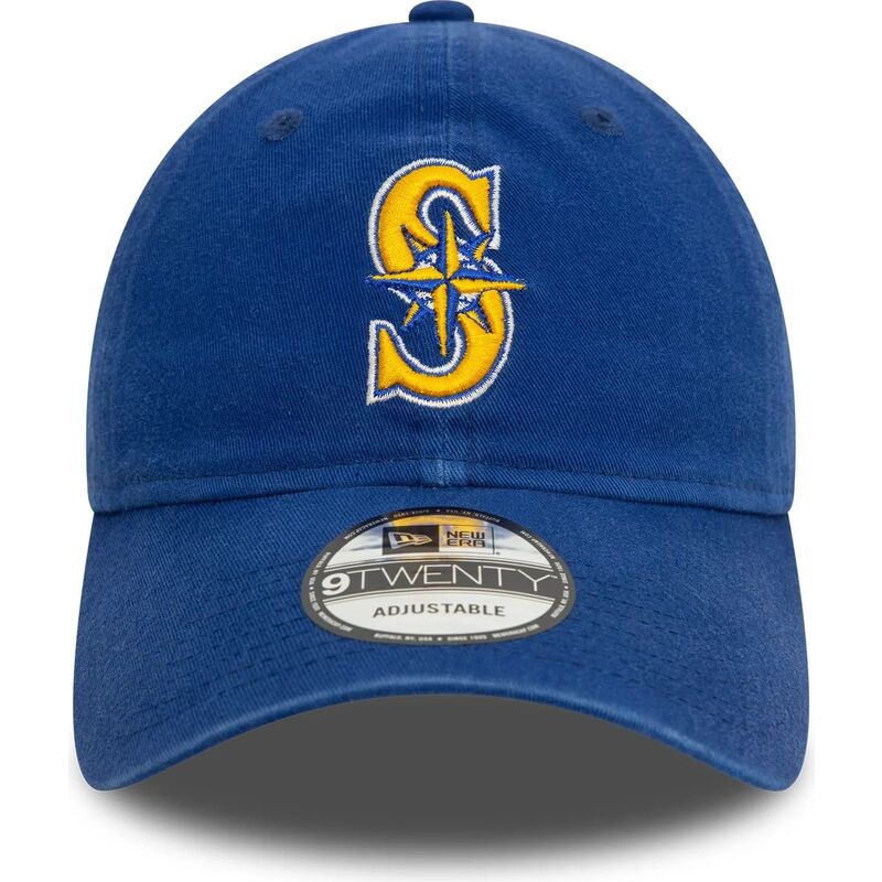 new-era-curved-brim-9twenty-core-classic-seattle-mariners-mlb-blue-adjustable-cap new-era-curved-brim-9twenty-core-classic-seattle-mariners-mlb-blue-adjustable-cap