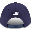 new-era-curved-brim-9forty-m-crown-player-replica-tampa-bay-rays-mlb-navy-blue-snapback-cap