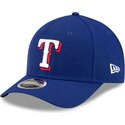 new-era-curved-brim-9forty-m-crown-player-replica-texas-rangers-mlb-blue-snapback-cap