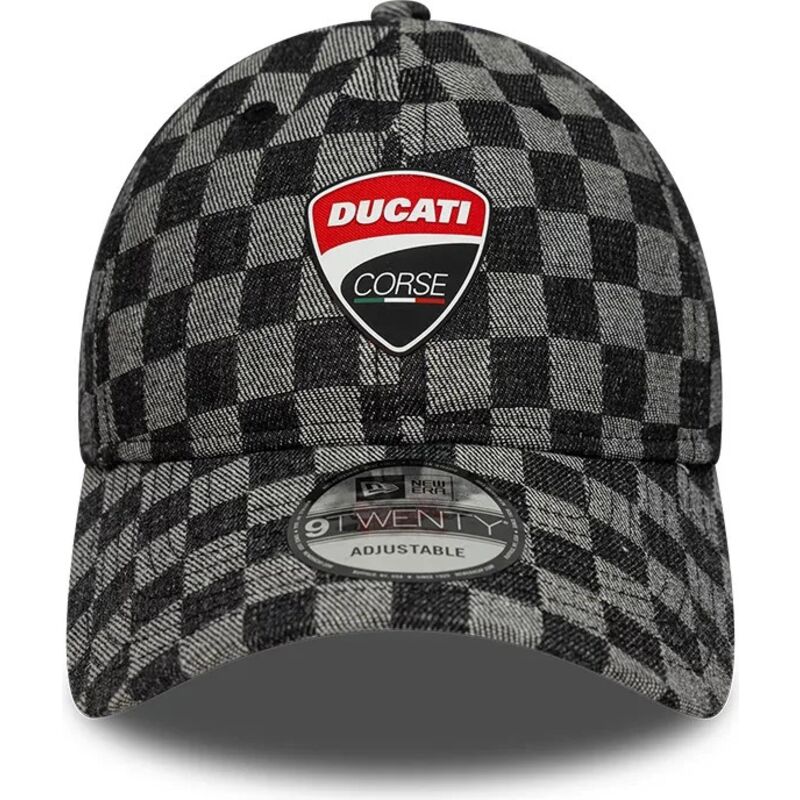 new-era-curved-brim-9twenty-check-ducati-motor-motogp-black-adjustable-cap