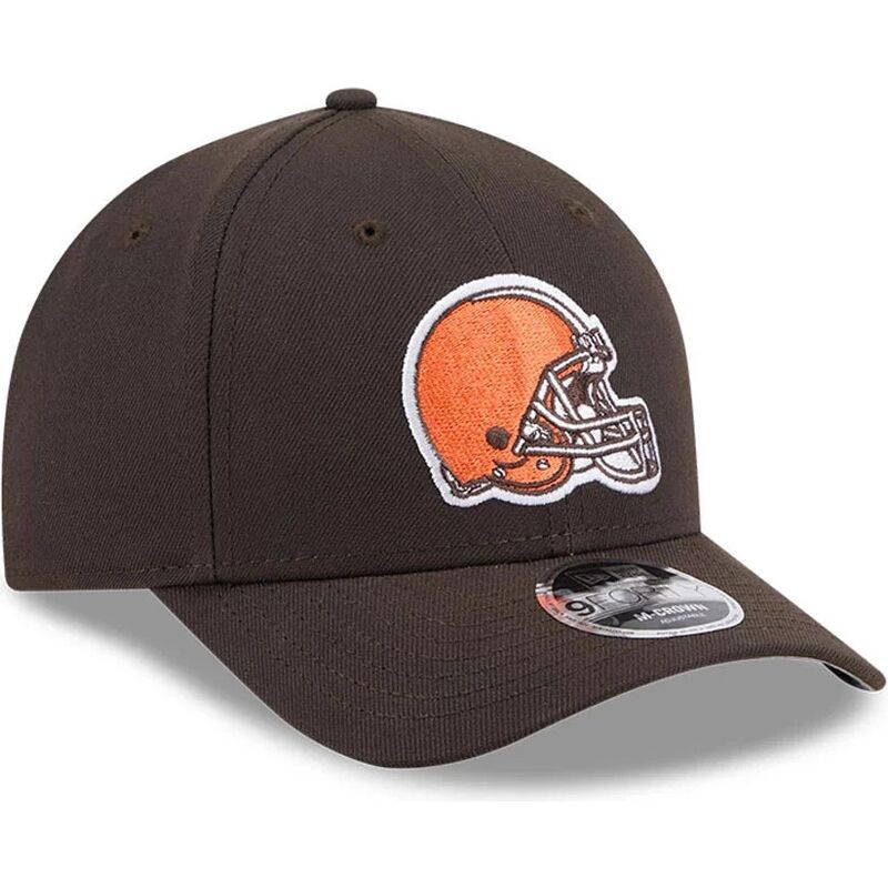 new-era-curved-brim-9forty-m-crown-team-cleveland-browns-nfl-brown-snapback-cap