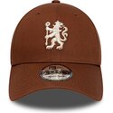 new-era-curved-brim-9forty-team-chelsea-football-club-premier-league-brown-snapback-cap