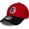 new-era-curved-brim-9forty-team-stade-toulousain-top-14-red-and-black-snapback-cap