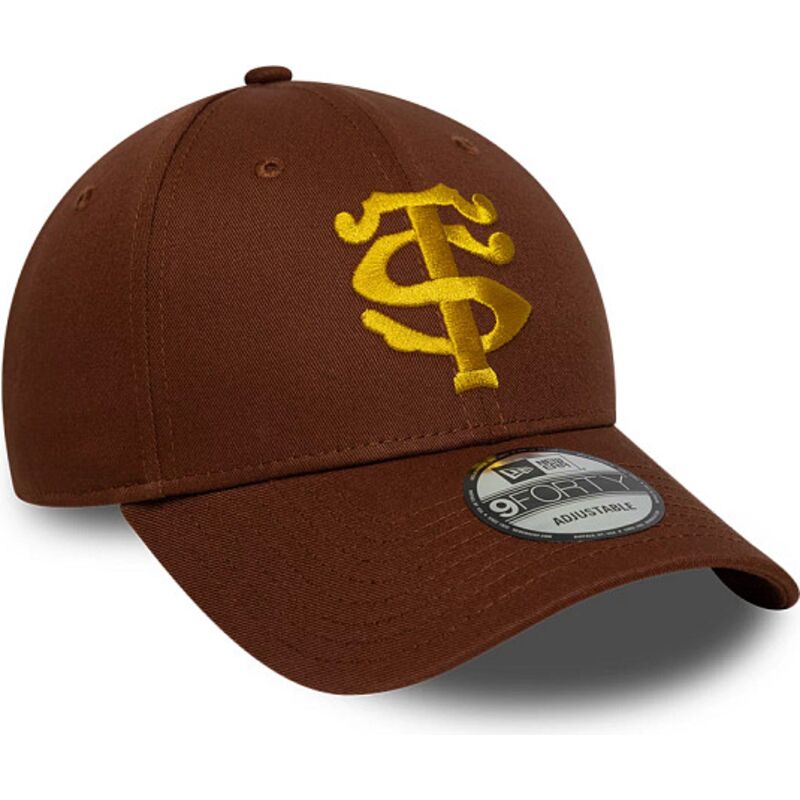 new-era-curved-brim-9forty-seasonal-stade-toulousain-top-14-brown-snapback-cap