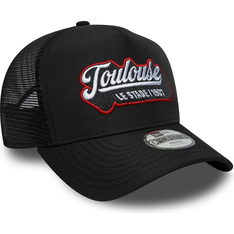 new-era-youth-e-frame-patch-stade-toulousain-black-trucker-hat