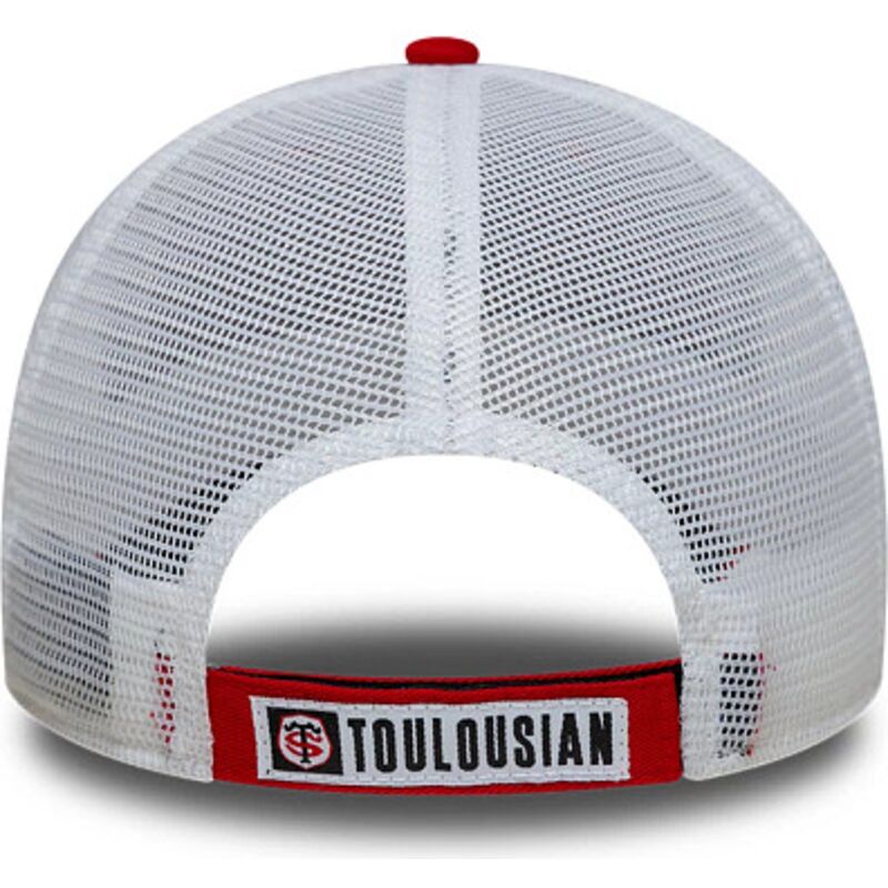 new-era-9forty-league-stade-toulousain-top-14-red-and-white-adjustable-trucker-hat