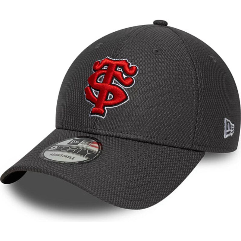 new-era-curved-brim-red-logo-9forty-diamond-era-stade-toulousain-top-14-grey-snapback-cap new-era-curved-brim-red-logo-9forty-diamond-era-stade-toulousain-top-14-grey-snapback-cap