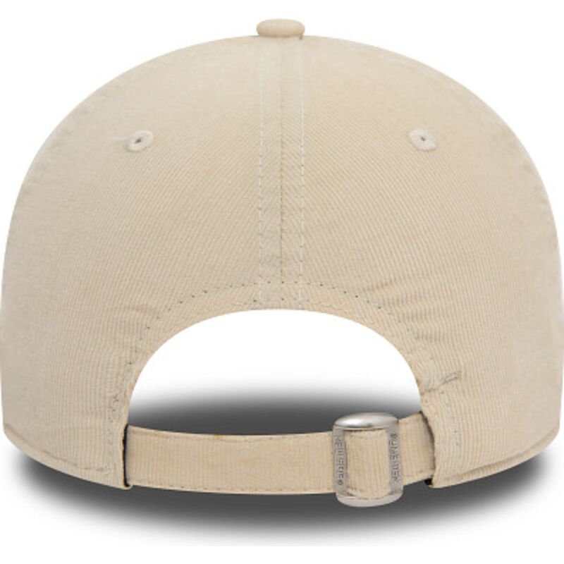 new-era-curved-brim-9forty-baby-cord-stade-toulousain-top-14-beige-adjustable-cap-with-beige-logo