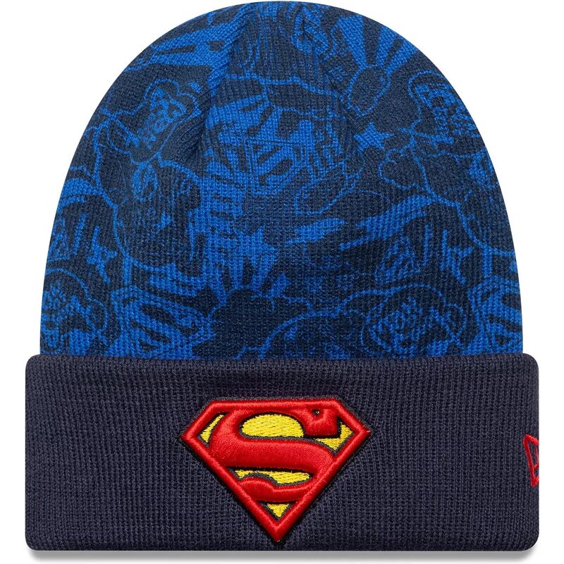 new-era-youth-superman-dc-comics-navy-blue-beanie