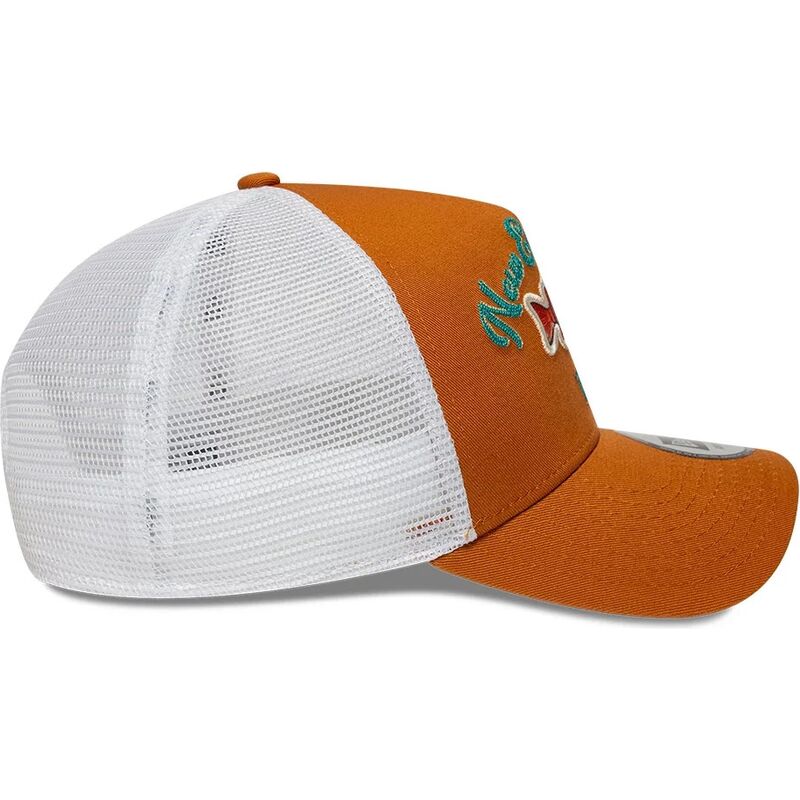 new-era-a-frame-fishing-orange-and-white-trucker-hat new-era-a-frame-fishing-orange-and-white-trucker-hat