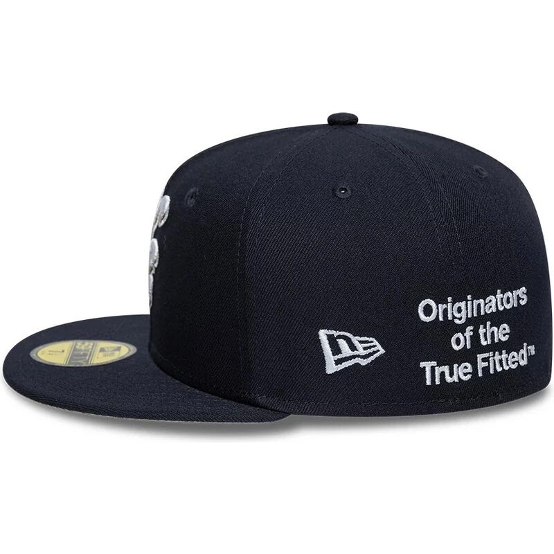 new-era-flat-brim-59fifty-originators-navy-blue-fitted-cap new-era-flat-brim-59fifty-originators-navy-blue-fitted-cap