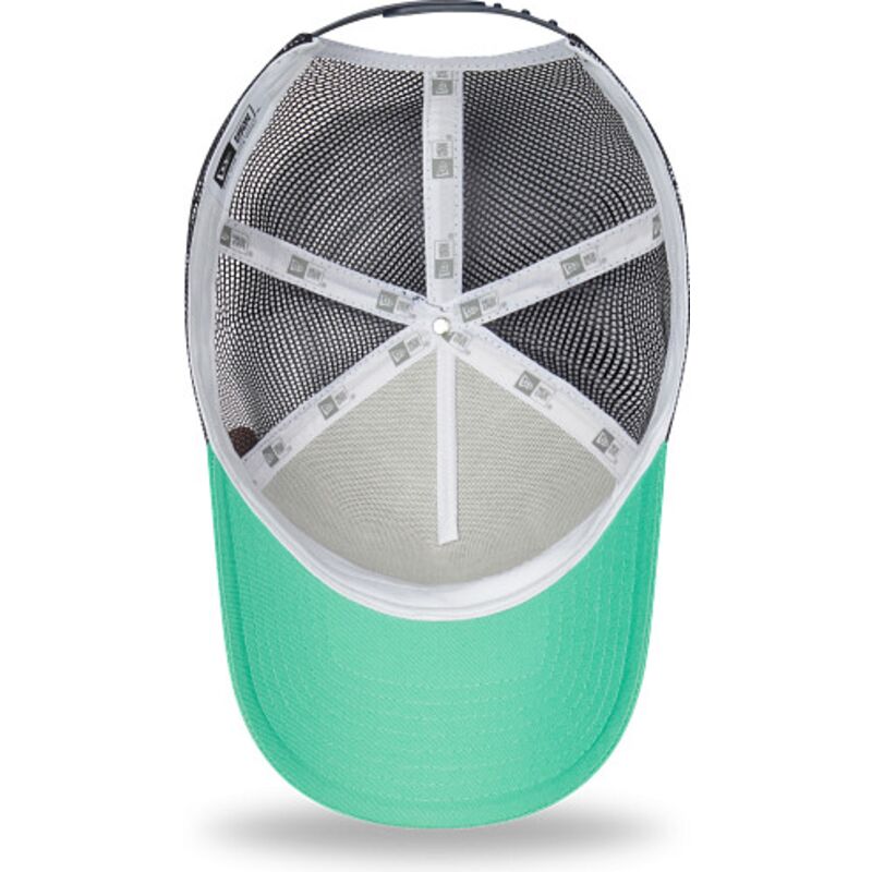 new-era-a-frame-location-miami-green-and-white-trucker-hat