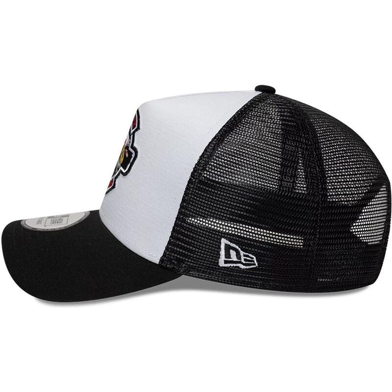 new-era-a-frame-location-icon-pigs-eye-garage-black-and-white-trucker-hat