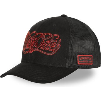 Von Dutch CAN03 Black Trucker Hat