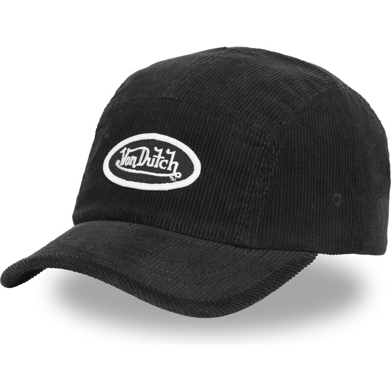 von-dutch-5-panel-c5p-vel05-black-and-white-adjustable-cap