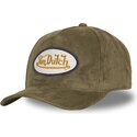 von-dutch-curved-brim-fur-fk-green-snapback-cap