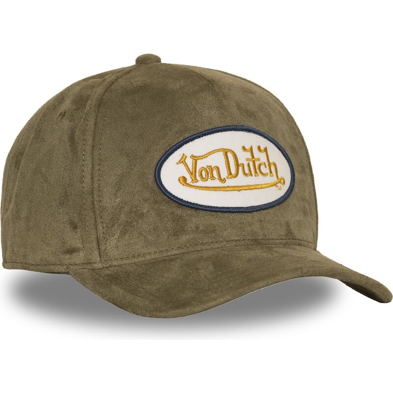 von-dutch-curved-brim-fur-fk-green-snapback-cap