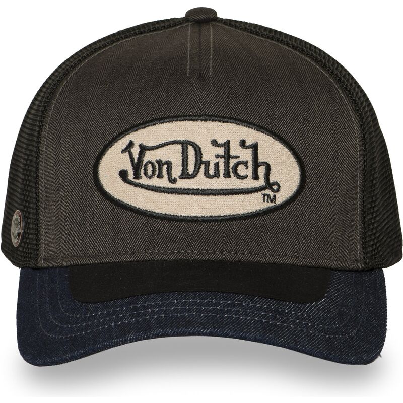 von-dutch-shield06-grey-and-black-trucker-hat