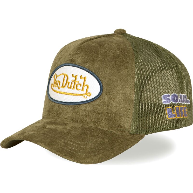 von-dutch-fur15-green-trucker-hat von-dutch-fur15-green-trucker-hat
