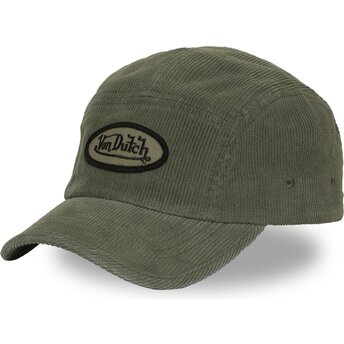 Von Dutch 5 Panel C5P VEL03 Green Adjustable Cap