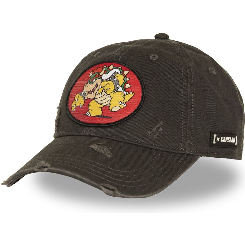 capslab-curved-brim-bowser-smb3-bow-super-mario-bros-brown-adjustable-cap capslab-curved-brim-bowser-smb3-bow-super-mario-bros-brown-adjustable-cap