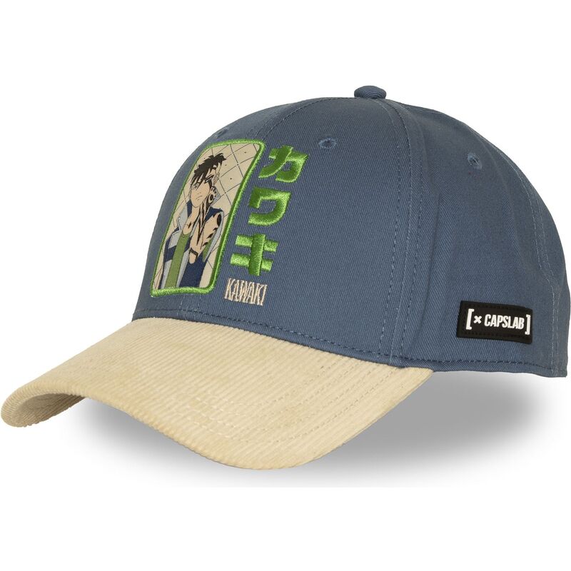 capslab-curved-brim-kawaki-uzumaki-bor-kaw-boruto-blue-and-beige-snapback-cap