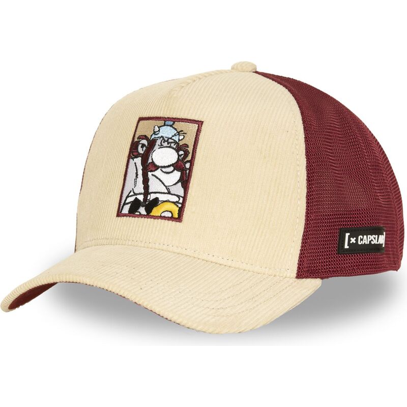 capslab-obelix-ast4-ide-asterix-the-gaul-beige-and-red-trucker-hat capslab-obelix-ast4-ide-asterix-the-gaul-beige-and-red-trucker-hat