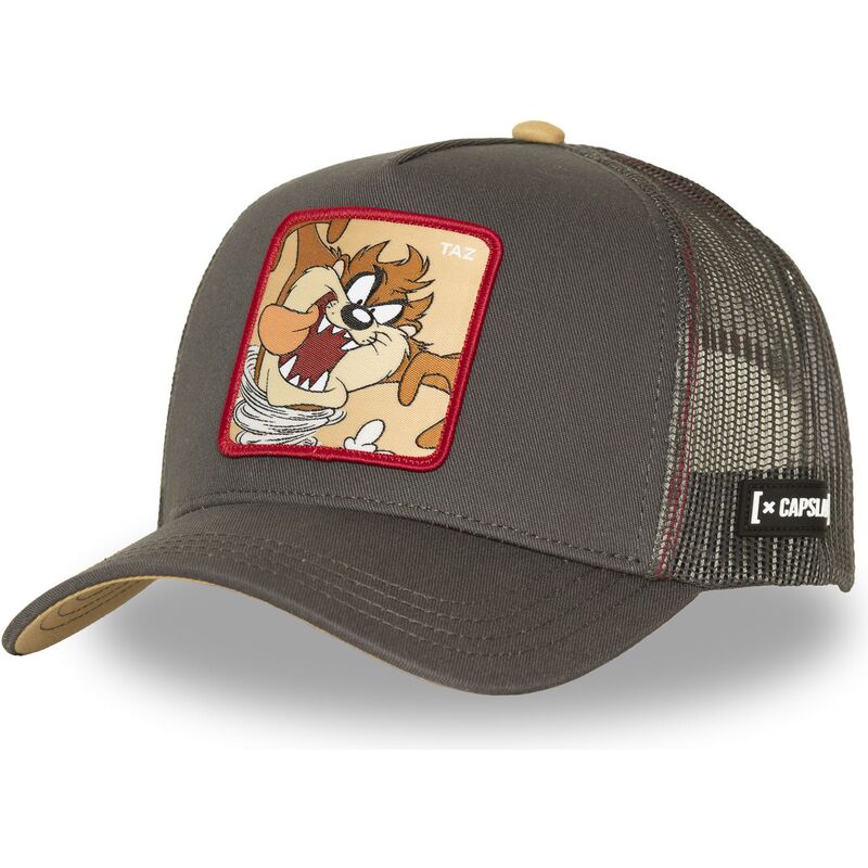 capslab-tasmanian-devil-loo5-taz1r-looney-tunes-brown-trucker-hat