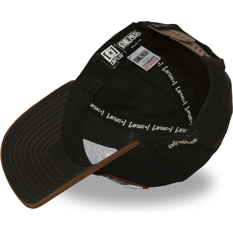 capslab-straw-hat-pirates-op8-mug-one-piece-brown-trucker-hat capslab-straw-hat-pirates-op8-mug-one-piece-brown-trucker-hat
