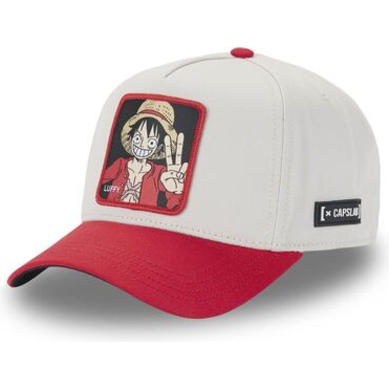 capslab-curved-brim-monkey-d-luffy-op4-two-one-piece-beige-and-red-snapback-cap