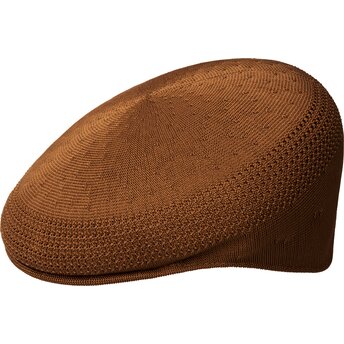 Kangol Tropic 504 Ventair Cognac Brown Flat Cap