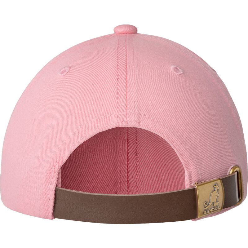 kangol-curved-brim-washed-baseball-pepto-pink-adjustable-cap kangol-curved-brim-washed-baseball-pepto-pink-adjustable-cap