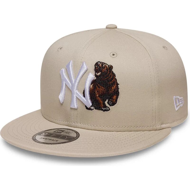 new-era-flat-brim-bear-9fifty-outdoor-icon-new-york-yankees-mlb-beige-snapback-cap