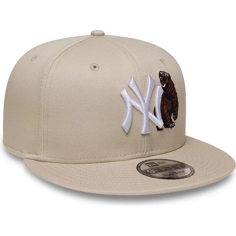 new-era-flat-brim-bear-9fifty-outdoor-icon-new-york-yankees-mlb-beige-snapback-cap