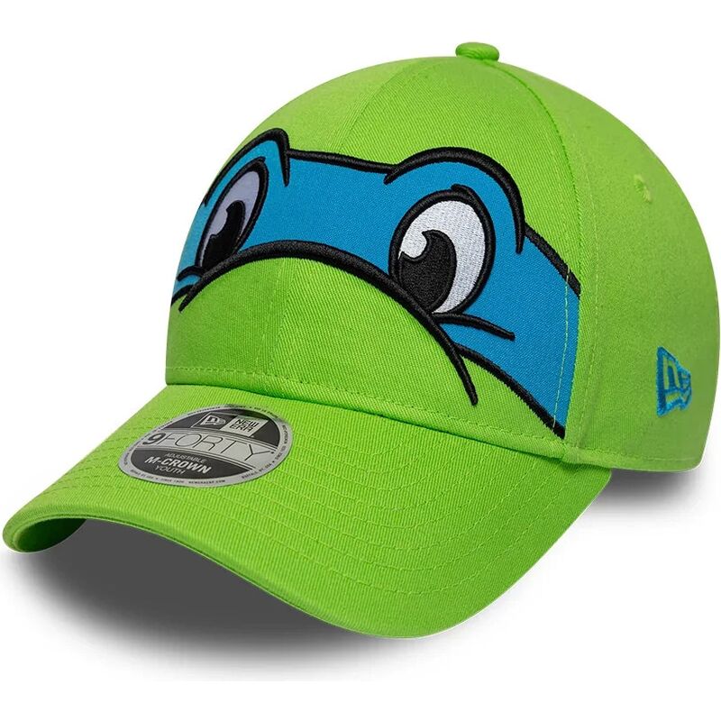 new-era-curved-brim-youth-leonardo-9forty-m-crown-face-teenage-mutant-ninja-turtles-green-snapback-cap