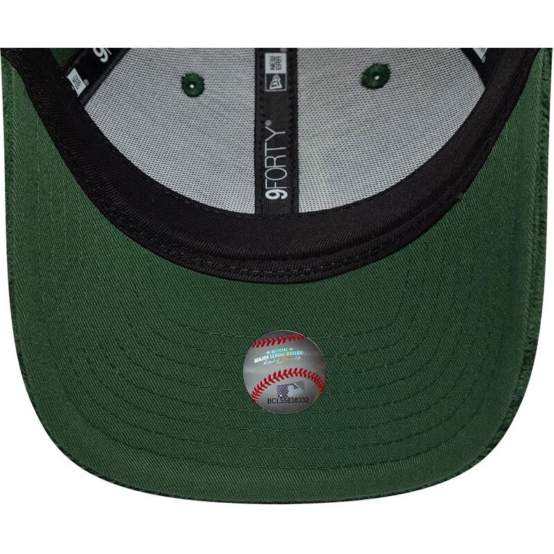 new-era-curved-brim-women-green-logo-9forty-m-crown-chunky-cord-los-angeles-dodgers-mlb-green-snapback-cap