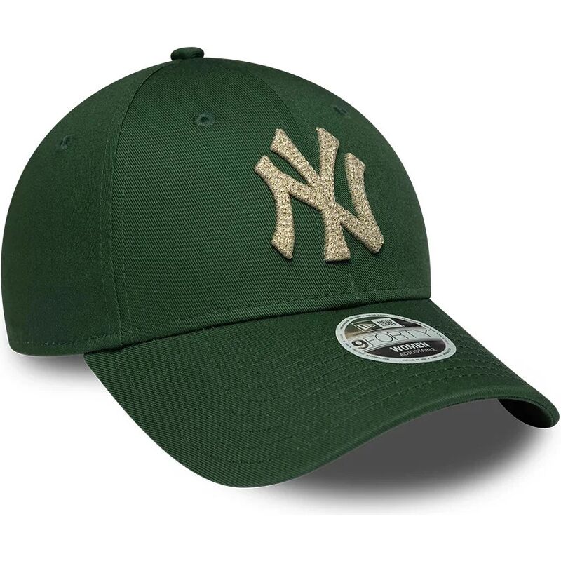 new-era-curved-brim-women-9forty-metallic-new-york-yankees-mlb-green-adjustable-cap