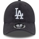 new-era-curved-brim-9forty-m-crown-fleece-los-angeles-dodgers-mlb-grey-snapback-cap