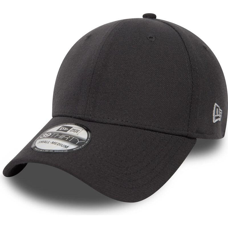 new-era-curved-brim-dark-grey-39thirty-basic-flag-grey-fitted-cap