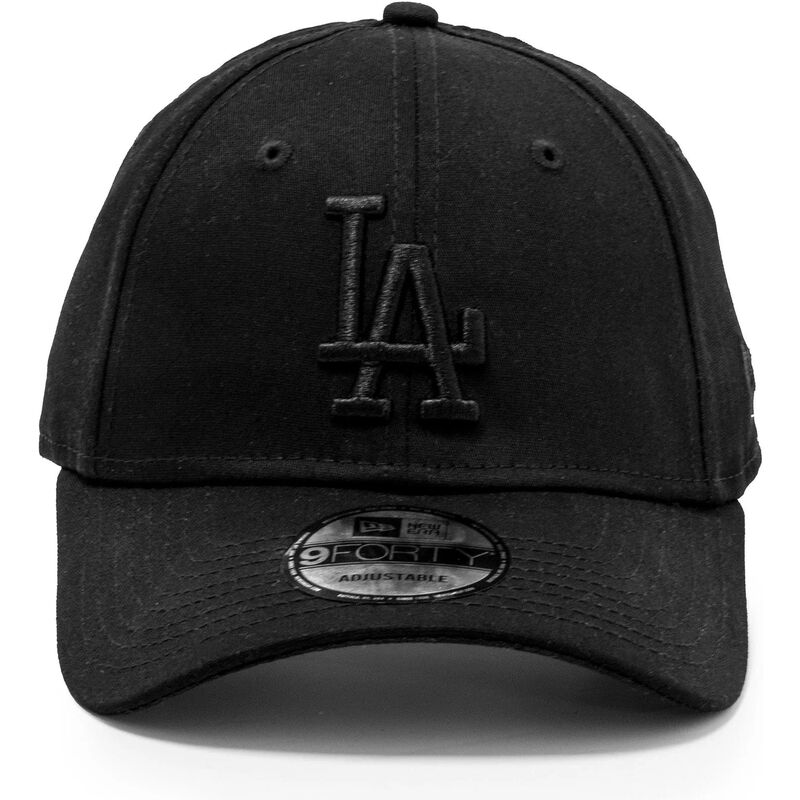 new-era-curved-brim-black-logo-9forty-league-essential-los-angeles-dodgers-mlb-black-adjustable-cap new-era-curved-brim-black-logo-9forty-league-essential-los-angeles-dodgers-mlb-black-adjustable-cap