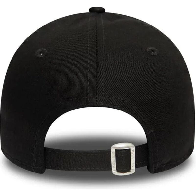 new-era-curved-brim-youth-black-logo-9forty-league-essential-new-york-yankees-mlb-black-adjustable-cap