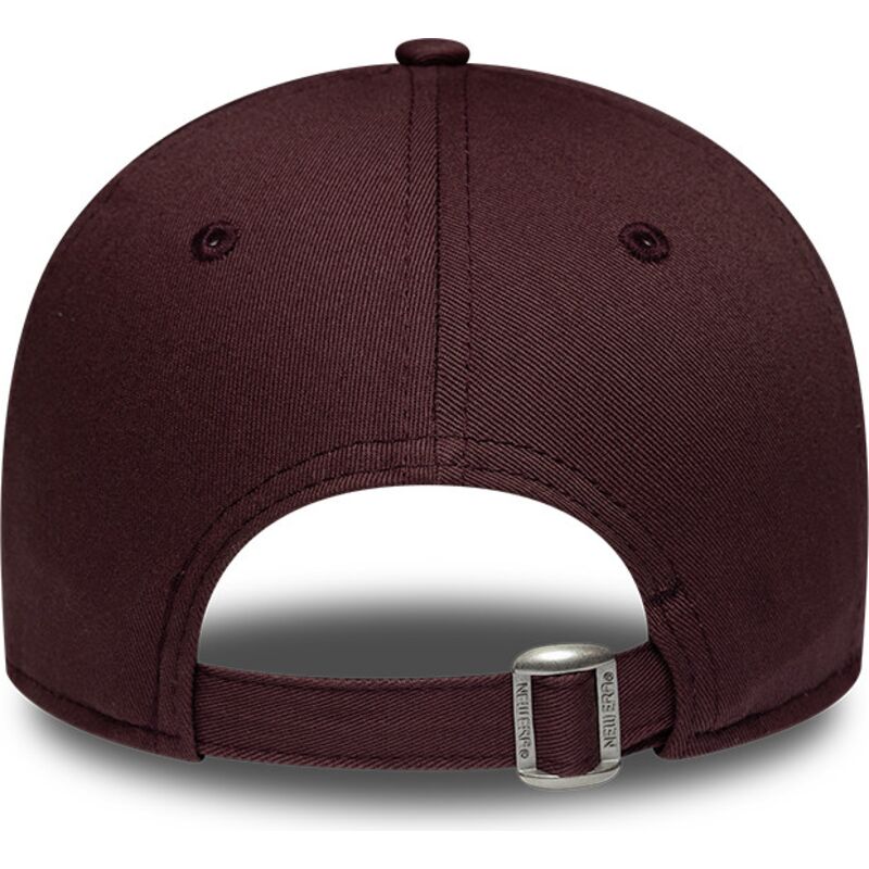 new-era-curved-brim-women-maroon-logo-9forty-league-essential-new-york-yankees-mlb-maroon-adjustable-cap