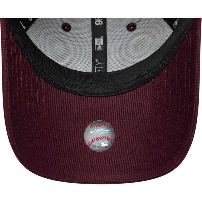 new-era-curved-brim-women-pink-logo-9forty-metallic-los-angeles-dodgers-mlb-maroon-adjustable-cap new-era-curved-brim-women-pink-logo-9forty-metallic-los-angeles-dodgers-mlb-maroon-adjustable-cap