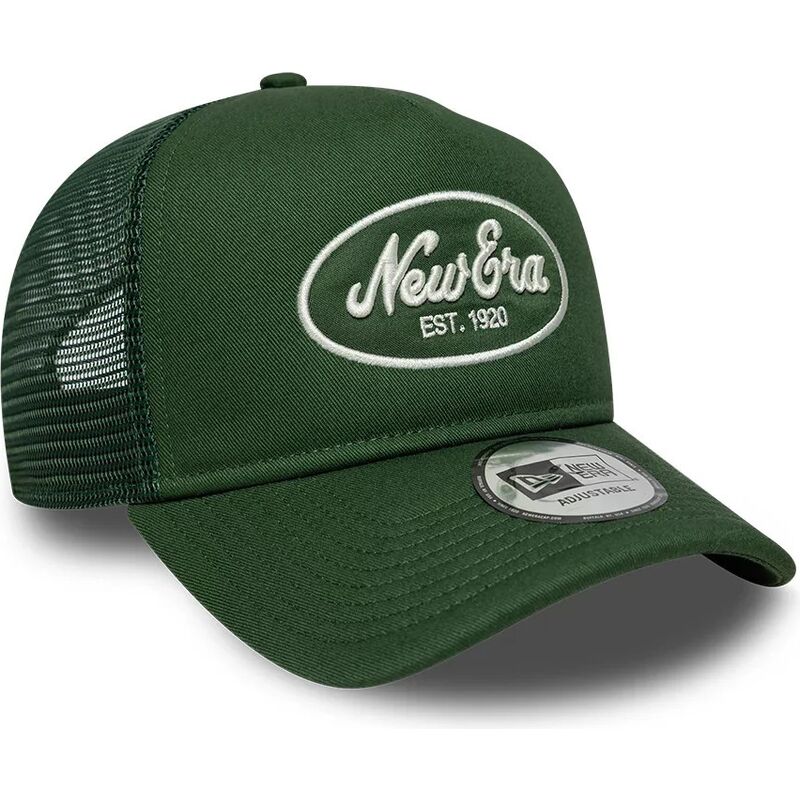 new-era-a-frame-oval-patch-foam-green-trucker-hat new-era-a-frame-oval-patch-foam-green-trucker-hat