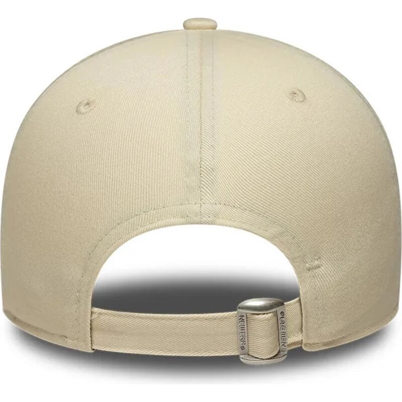 new-era-curved-brim-women-9forty-flower-icon-los-angeles-dodgers-mlb-beige-adjustable-cap