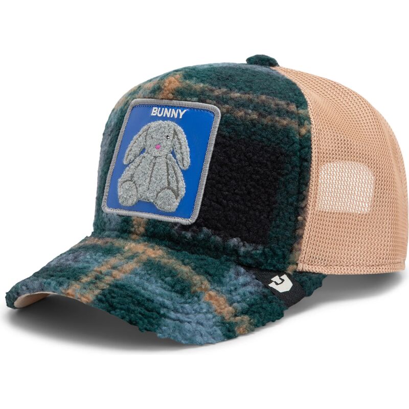 goorin-bros-stuffed-rabbit-bunny-double-stuffed-the-farm-green-and-beige-trucker-hat