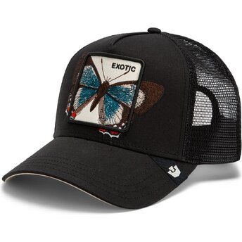 Goorin Bros. Over the Line Butterfly Out Of Bounds Exotic The Farm Black Trucker Hat
