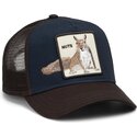 goorin-bros-over-the-line-squirrel-out-of-bounds-nuts-the-farm-brown-and-navy-blue-trucker-hat