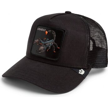 Goorin Bros. Deadly Scorpion Original Recipe The Farm Black Trucker Hat